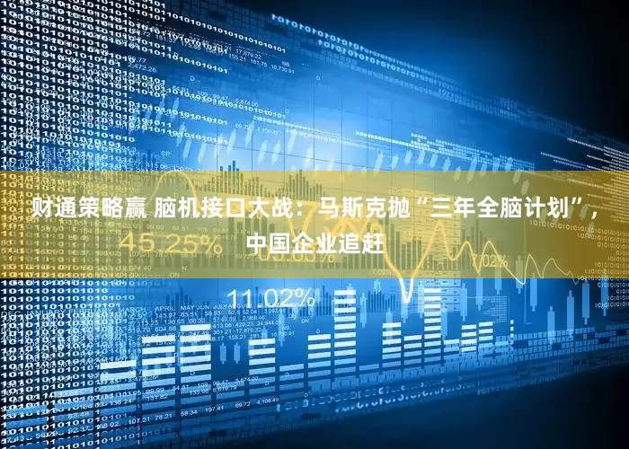 财通策略赢 脑机接口大战：马斯克抛“三年全脑计划”，中国企业追赶