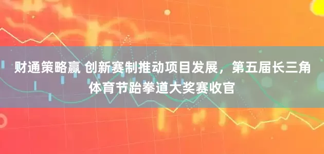 财通策略赢 创新赛制推动项目发展，第五届长三角体育节跆拳道大奖赛收官