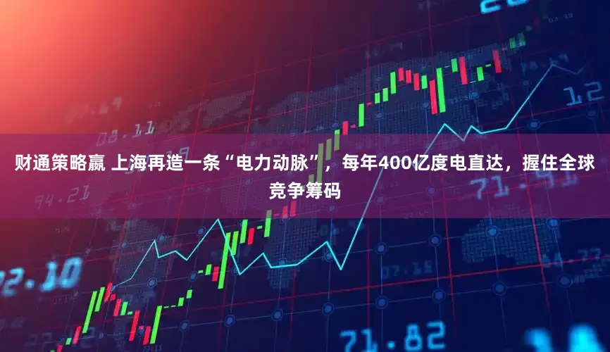 财通策略嬴 上海再造一条“电力动脉”，每年400亿度电直达，握住全球竞争筹码